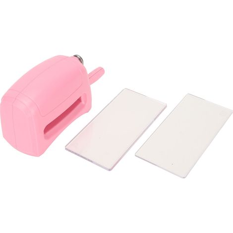 Machine à Embosser DIY Portable en Alliage de Zinc Rose pour la Création de Scrapbooking (1/5)
