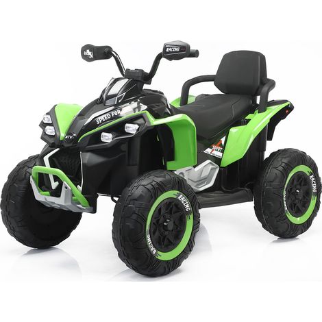 Quad Elettrico per Bambini ATV Safari Gold 24V con Telecomando Verde (1/5)