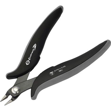 C.K Ecotronic T3886 ESD Tronchesino di precisione per elettronica senza sfaccettature 139 mm (1/4)