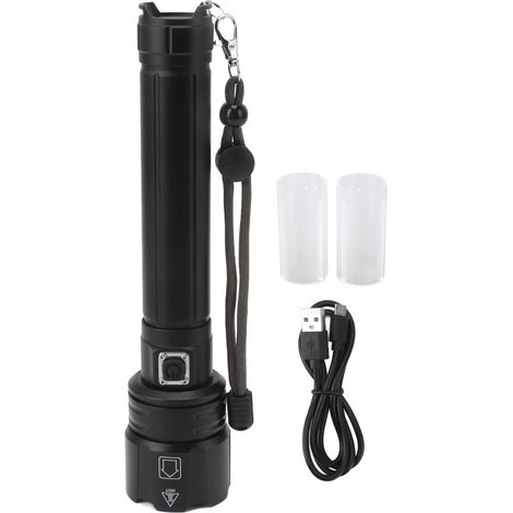 10.000 lm USB-wiederaufladbare LED-Taschenlampe (1/5)
