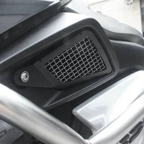 A set of air intake grille protectors compatible with BMW R1200 and R1200GS (2013-2017). (1/5)
