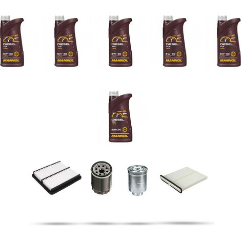 Kit tagliando 4 FILTRI e 6L OLIO compatibile con Mazda 6 (GJ) 2.2 Skyactiv-D 129kw dal 2013 (1/5)