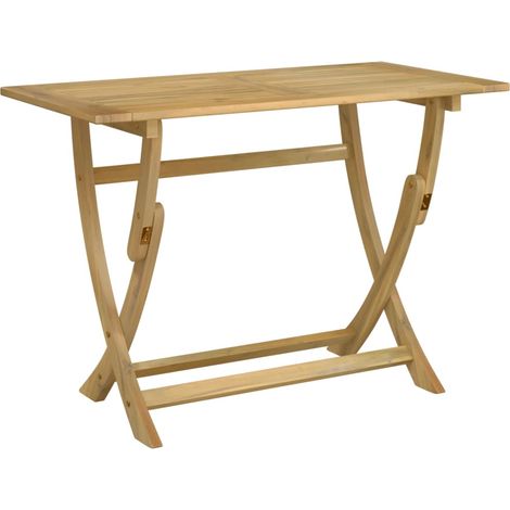 Mesa de jardín plegable madera maciza de acacia 110x55x75 cm vidaXL