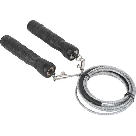 Corde à Sauter en Acier avec Roulements à Billes pour Entraînement et Cardio (1/4)