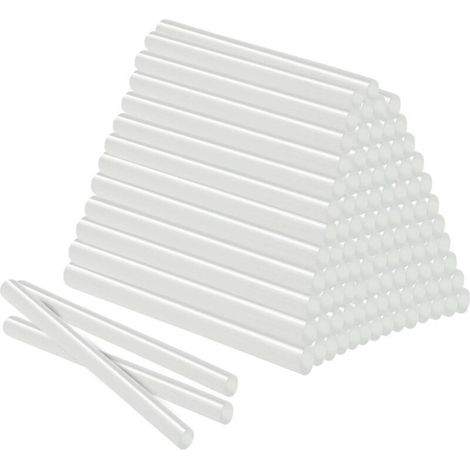 Bâtons de colle chaude 11 mm × 200 mm – Lot de 100 unités transparents pour pistolet à colle – Compatible tous modèles (1/4)