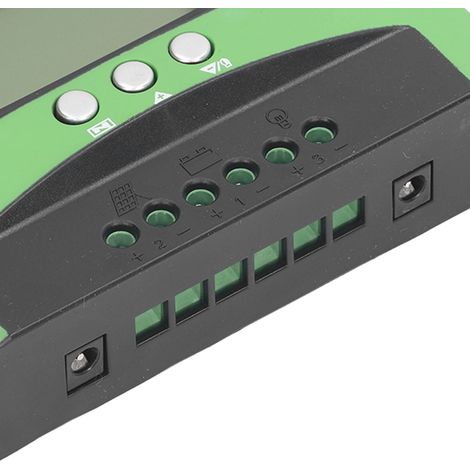 Intelligenter 30A 12V/24V Solar-Laderegler mit LCD-Bildschirm für Photovoltaikmodule, automatischer Solar-Laderegler (1/5)