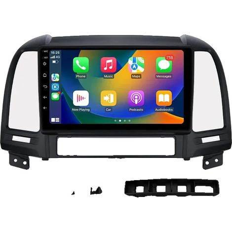 Autoradio multimediale con controllo vocale, compatibile con Hyundai Santa Fe 2 2006-2012, P2-CP (4 Core 2G 32G) (1/2)