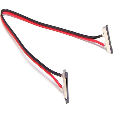 BeMatik - Splice avec câble de 20 cm pour le monochrome bande de 12 mm LED (1/2)