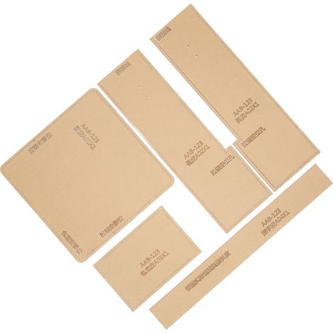 Pochoir acrylique pour création de sacs, gabarit en cuir, patron de maroquinerie, outil artisanal DIY, kit de bricolage