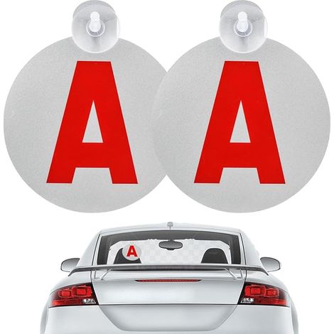 Driver Warning Disc Driver with Suction Cup Anti-UV Protection Night Reflection (1/5)