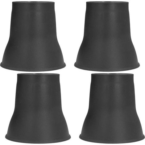 Bardusch-Lot de 4 rehausseurs de meubles forme corne 15,2 cm, coussinets antidérapants, pour canapé, lit, chaise, bureau ou table (1/5)