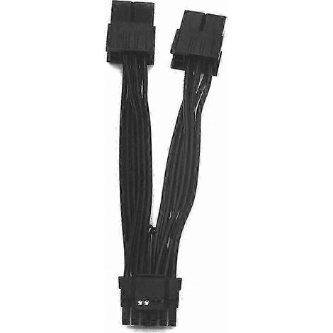 Câble d'alimentation PCIe 5.0 12+4 broches pour GPU RTX 4090/4080 - Adaptateur 12VHPWR 2x8 broches (1/5)