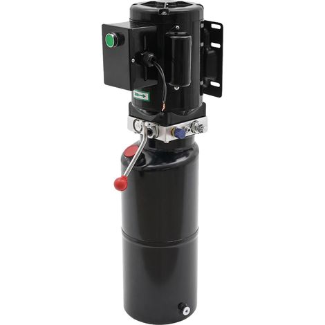 Unité de puissance hydraulique, moteur de 2,2 kW, haute performance, Noir (1/2)