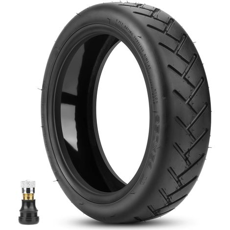 Pneu Sans Chambre a air 250x54 Auto-Reparateur pour 4 Trotinette Électrique, Pneu Tubeless 10 Pouces 250x54 avec Valve Originale 26mm, Anti-Crevaison (1/5)