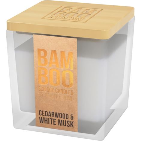 Bougie éco responsable musc blanc heart and home (1/3)