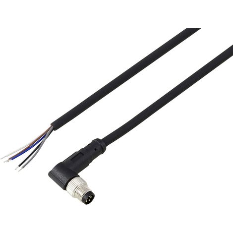 TRU COMPONENTS TC-13751872 Anschlussleitung M8 x 1 Stecker, gewinkelt 2 m Polzahl Sensoren: 5 1 St. (1/4)