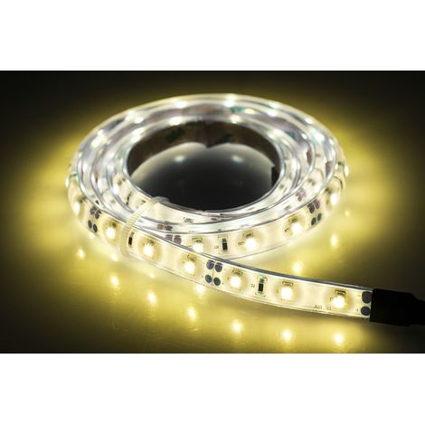 Ruban LED Jaune 1m 12V, IP65 ( Prix pour 1 ) (1/3)