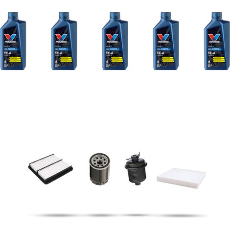 Kit tagliando 3 FILTRI e 5L OLIO compatibile con Honda Capa 1.5 16v 72kw dal 1998 (1/5)