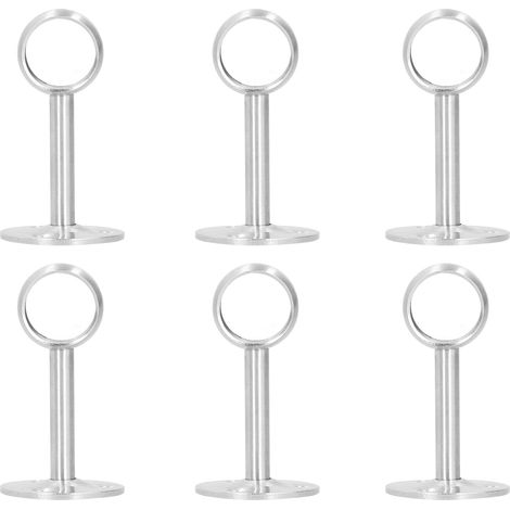 supports de tringle à rideaux en acier inoxydable à bride, fixation pour tringle de penderie (22 AllPass) (1/5)