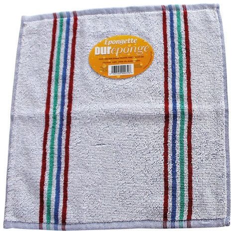 TISSAGES DE BEAULIEU - Mini wassingue/serpillière coton 32x32cm 330gr/m2 100% coton (1/2)