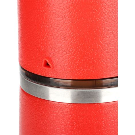 Cafetière multifonction 4 en 1 avec broyeur à café manuel et accessoires pour café (rouge) (1/5)