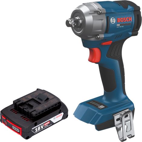 Avvitatore a impatto a batteria Bosch GDS 18V-350 Professional 18 V 350 Nm 1/2" Brushless + 1x batteria da 2,0 Ah - senza caricabatterie (1/5)