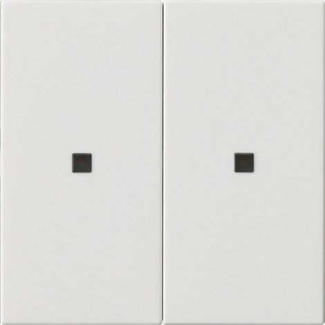 Gira RF Bedienaufs. 2f KNX System 55 Reinweiß [510703], 5107 03