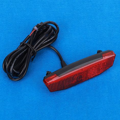Phare arrière LED pour vélo électrique 6V-60V, sécurité nocturne, compatible connecteur SM