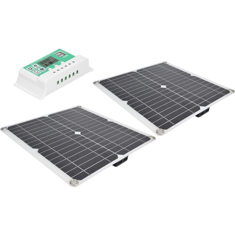 Solarladepanel, 15 W 40 A, vielseitig kompatibles Solarpanel-Set. Hohe Effizienz für Outdoor-Aktivitäten, Reisen und Camping. (1/5)