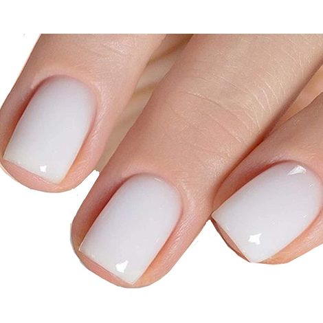 Milky Blanc Laiteux, Vernis à ongles Semi Permanent Naturel French Gel Milky Nail Art Vernis gel Blanc UV LED Soak Off Manicure 15ml (1/5)