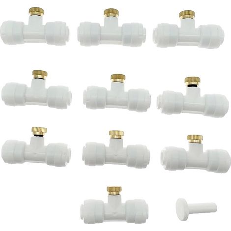 Boquillas nebulizadoras, fácil instalación, ahorro de agua, 10 unidades de 0,3 mm, color blanco. (1/2)