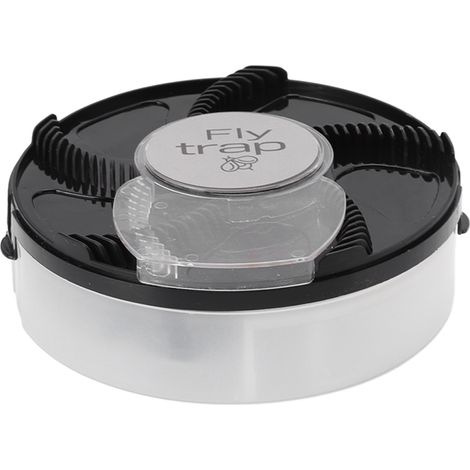 Piège à mouches électrique d'intérieur, attrape-mouches rotatif automatique avec appât pour la cuisine, noir (1/5)