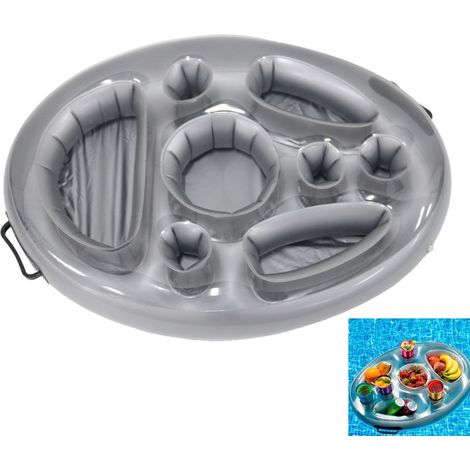 Matelas de piscine, jouets de piscine gonflables, aides à la natation gonflables, accessoires de piscine, jouets de piscine, 71 x 56 cm (1/5)