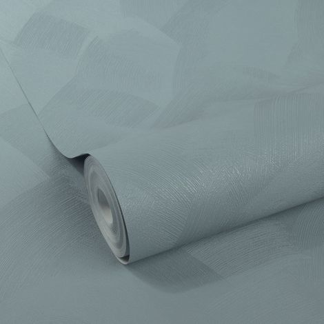 Vliestapete - Basic stuc Grau/Blau - 10m x 52cm