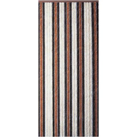 Morel Rideau de porte en chenille beige 90x220 cm (1/3)