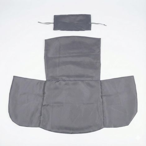 Coussin de Rechange pour Chaise à Panier Suspendu - Imperméable - pour terrasse, Jardin (sans Rembourrage) (Gris) (1/5)