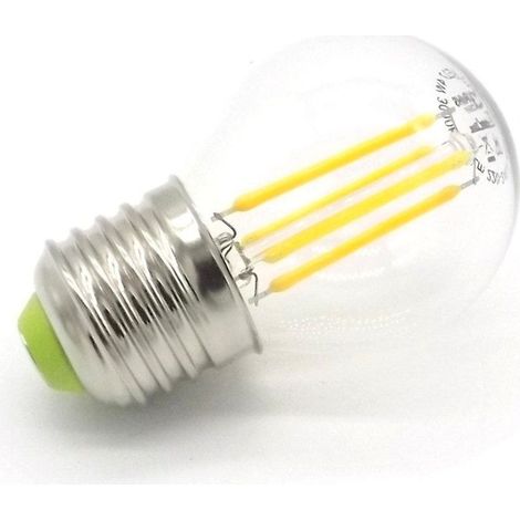 Bombilla Esférica Filamento Led E27 4w 2700k 360º