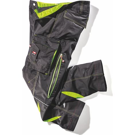 Bullstar Arbeitshose ULTRA (Farbe schwarz, Größe 52, mit easy-more-Dehnbund)