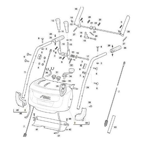 ORIGINAL STIGA DASHBOARD – 118820614/0