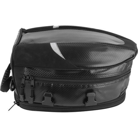 Sacoche arrière de selle étanche pour moto, 18,5 L, idéale pour ranger casque et bagages. (1/5)