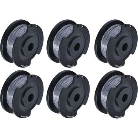 Bobine et fil pour coupe-bordures , 6 pièces F016800569, compatibles avec le remplacement Bosch EasyGrassCut (1/4)