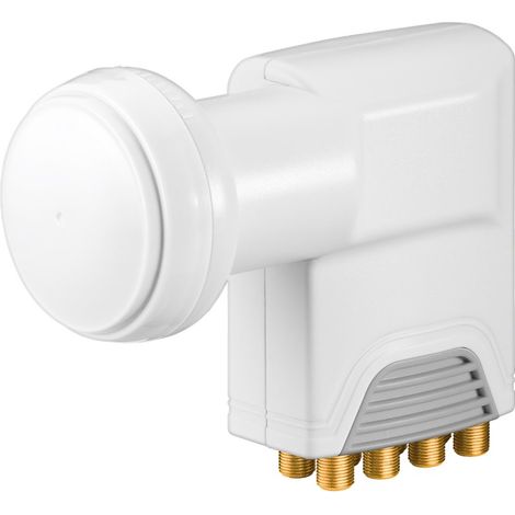 Goobay SAT Universal Octo 0.1dB convertidor low noise block (lnb) 10,6 - 12,75 GHz Blanco