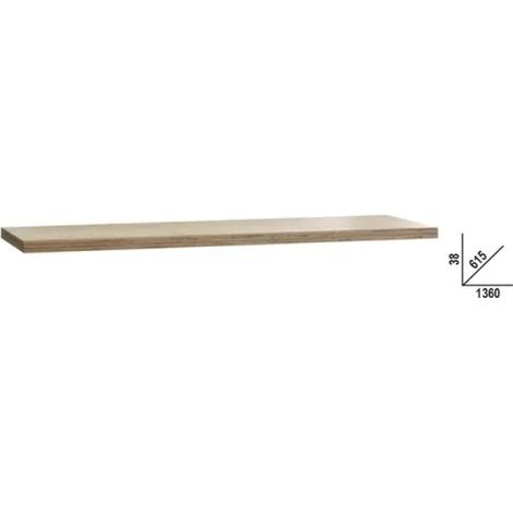 Beta C45PRO 2.0 PWE/2-1,3MT Piano di lavoro in legno multistrato 136x61,5 cm