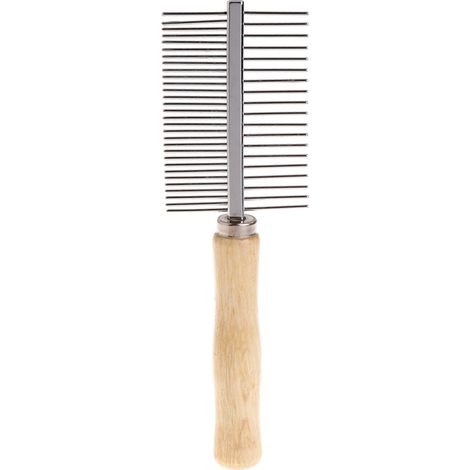 Brosse de toilettage pour animaux de compagnie, pratique pour enlever les poils d'animaux (chats et chiens), élimine les saletés du sous-poil et du pelage.-AquaForge (1/5)