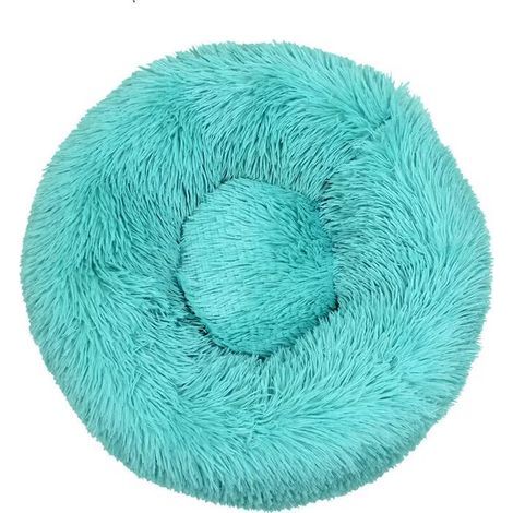 Lit pour Chat, Coussin Moelleux, Doux Lavable pour Chiens Chats (Vert Emeraude, 60 cm), Ensoleillé (1/5)