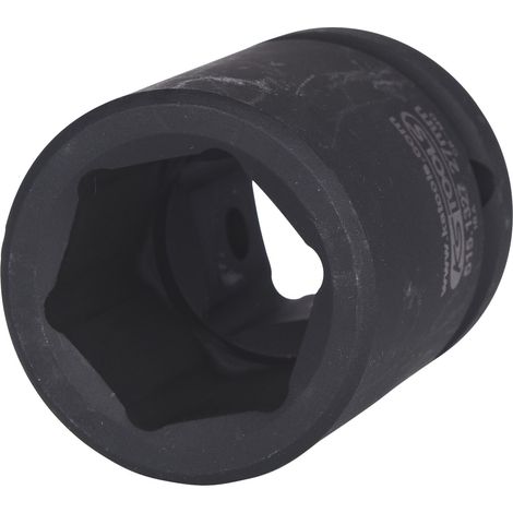3/4" Bussola esagonale p.avvitatori ad impulsi,corta,27mm (1/4)