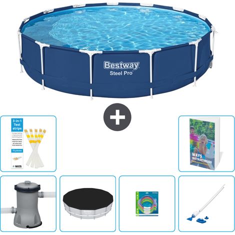 Bestway Steel Pro Rund - 396x84 cm - 7-teilig S269