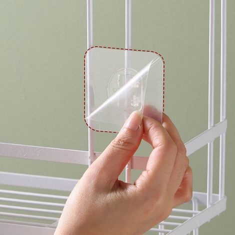 tagre de Toilette, Organisateur de Salle de Bain Au-Dessus des Toilettes, Grande capacit Fiable et tanche pour Appartement (Blanc Double Couche) (1/5)