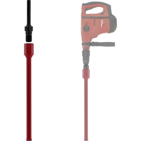 Diamantbohrkrone Ø 25 mm mit Adapter für Bohrmaschine und SDS-max-Bohrhammer