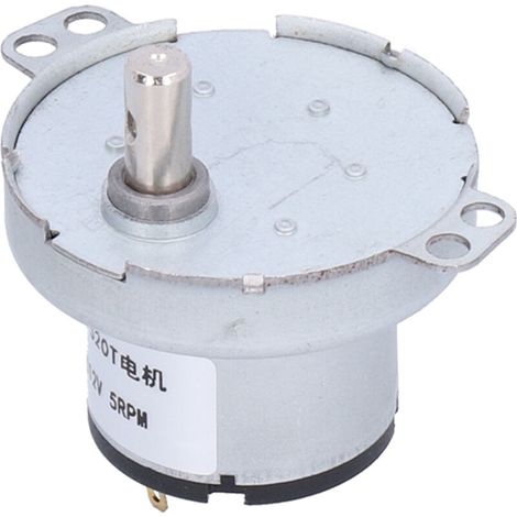 Langlebiger 12V 5RPM Gleichstrom-Getriebemotor für elektronische Geräte, JS-520T Synchronmotor